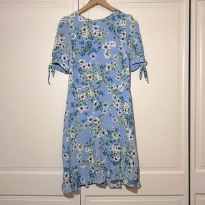BANANA REPUBLIC blue floral dress